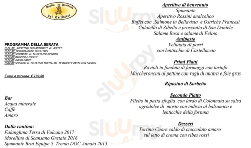 Menu capodanno 2018 2019