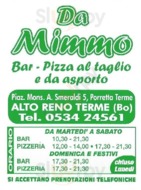 Da Mimmo, Porretta Terme