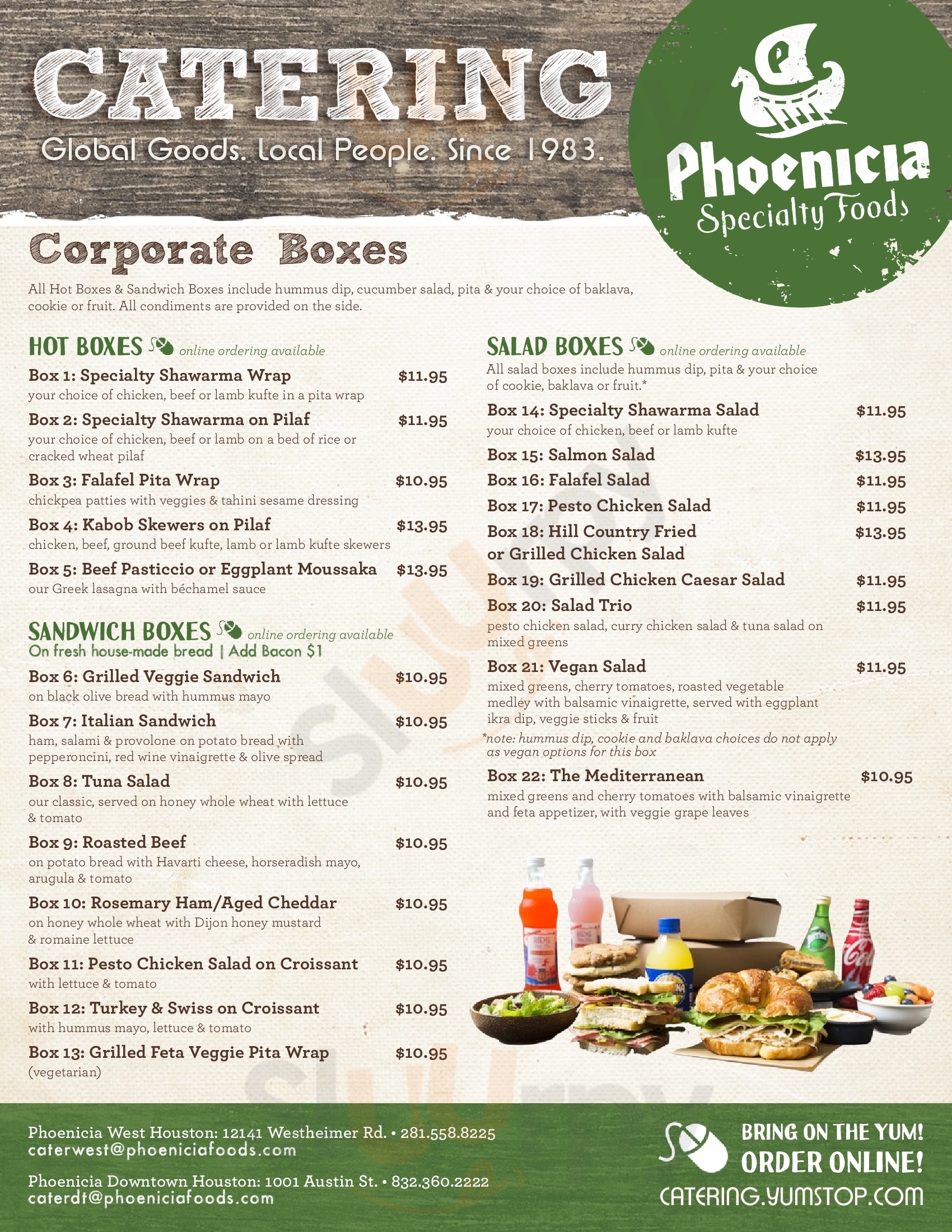 Phoenicia Specialty Foods Houston Menu - 1