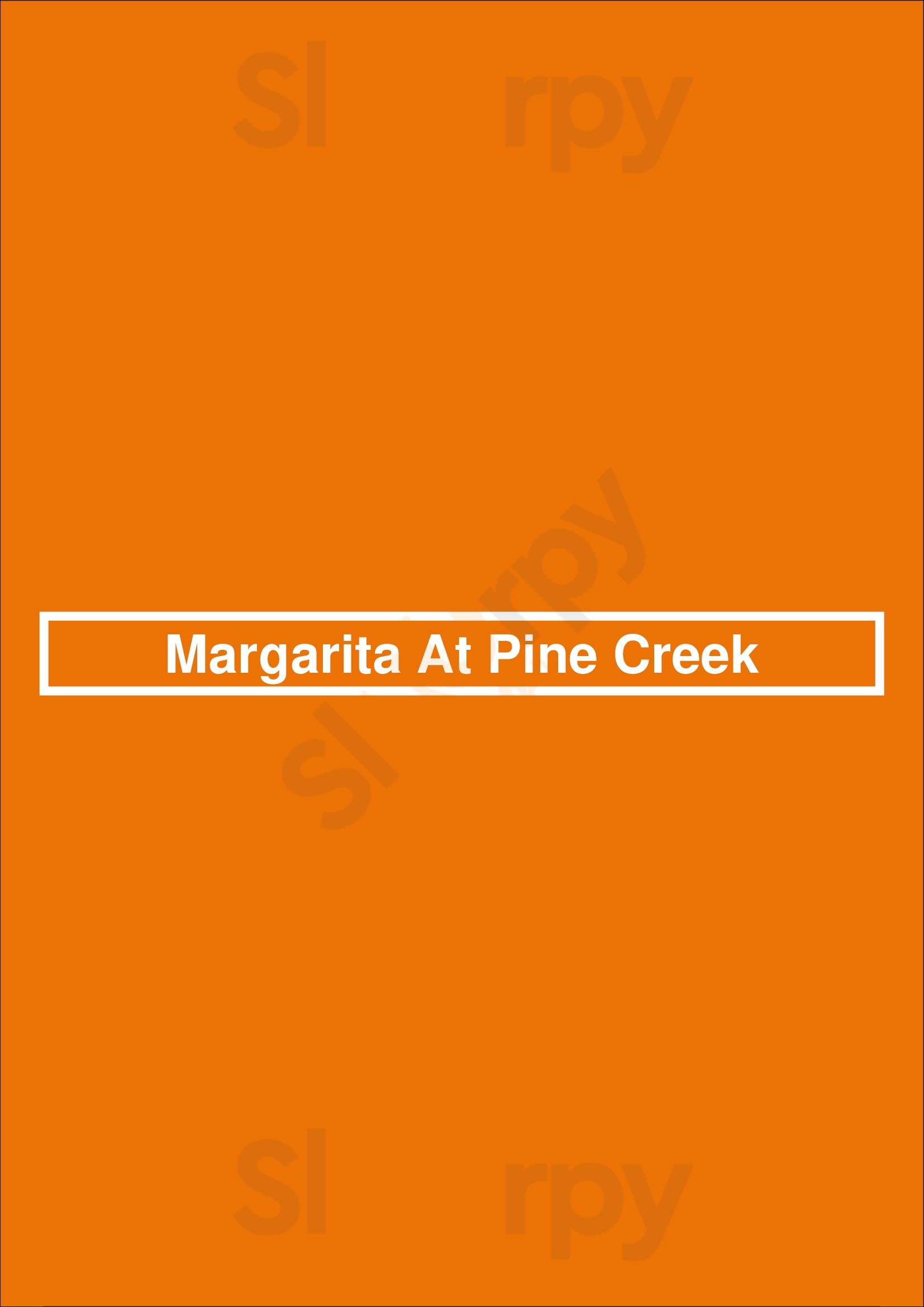Margarita At Pine Creek Colorado Springs Menu - 1