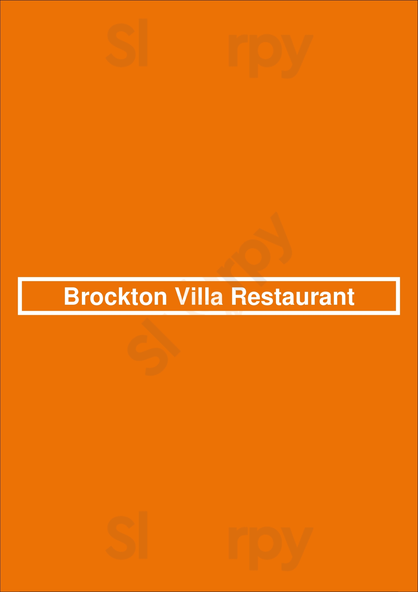 Brockton Villa Restaurant La Jolla Menu - 1