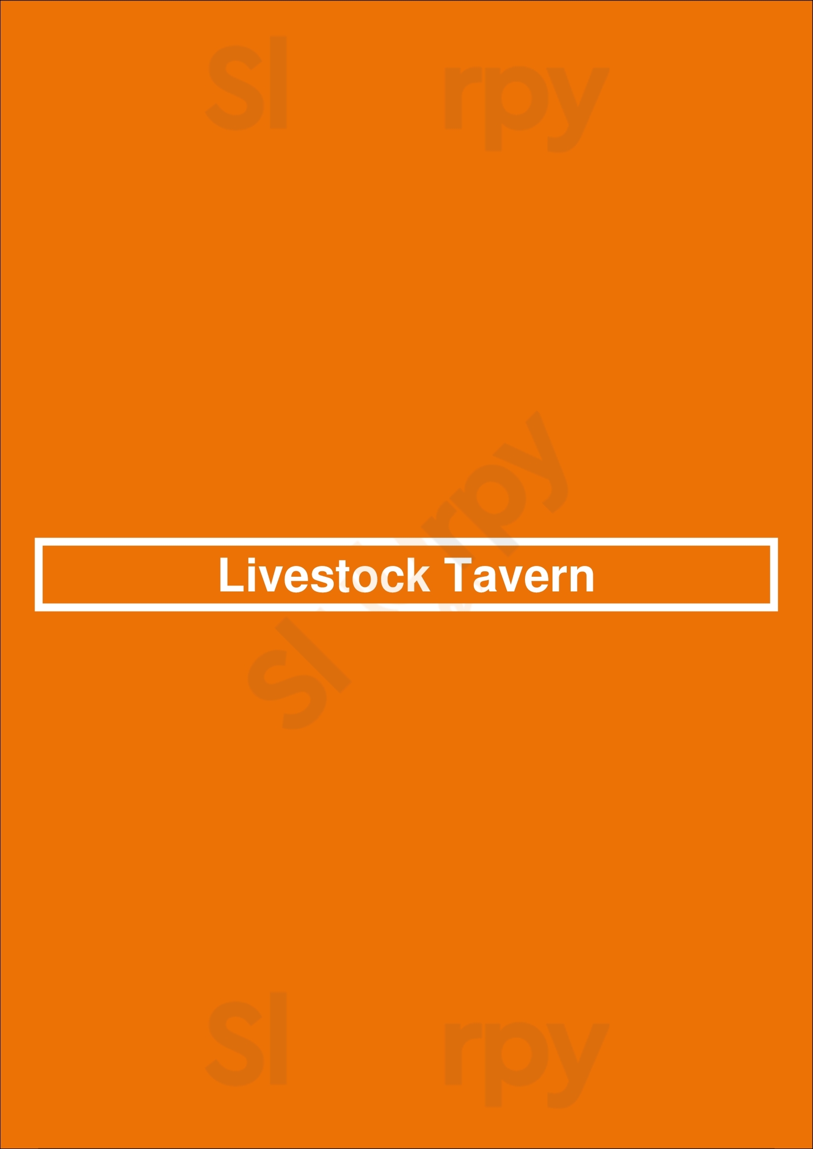 Livestock Tavern Honolulu Menu - 1