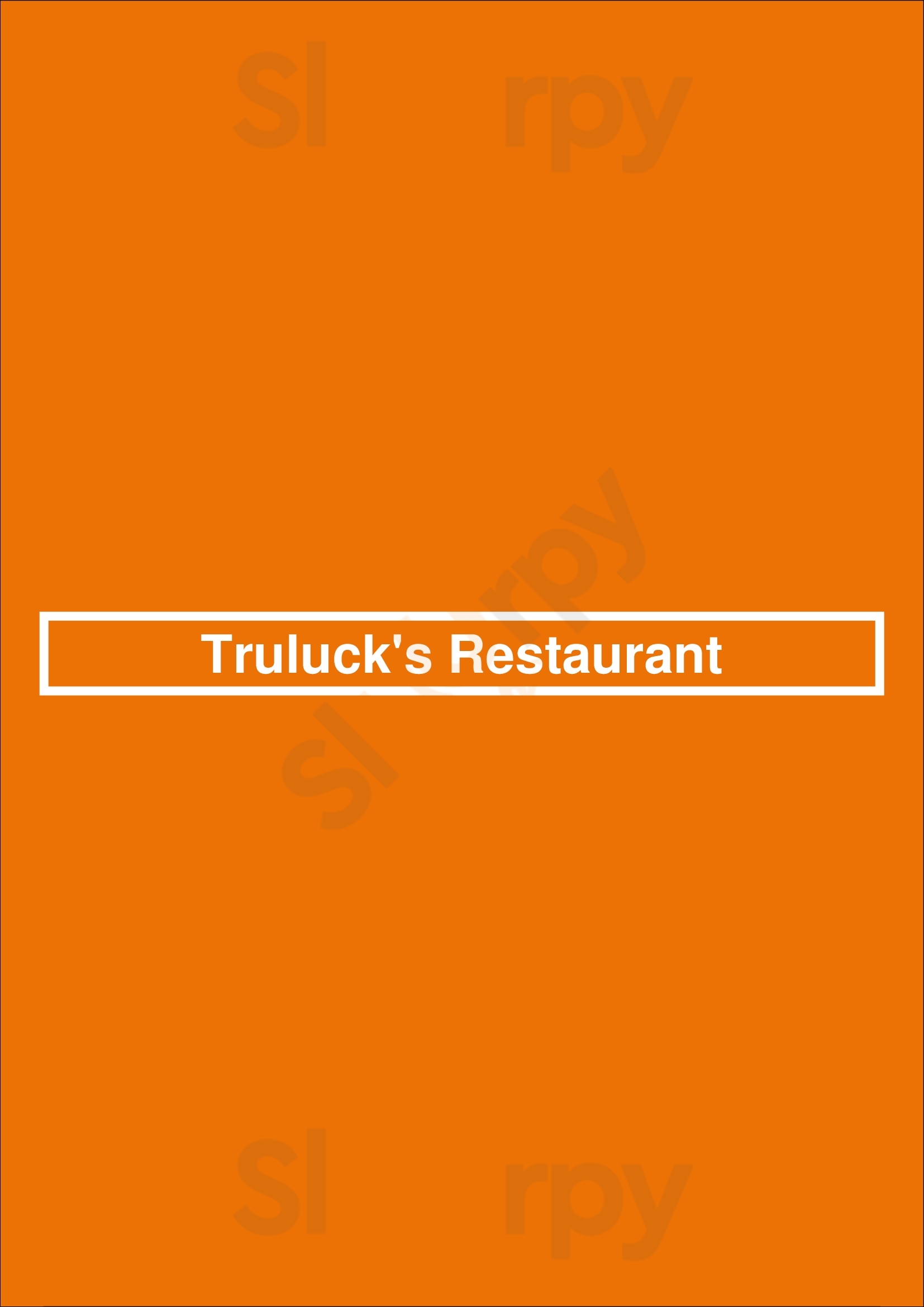 Truluck's Restaurant Fort Lauderdale Menu - 1