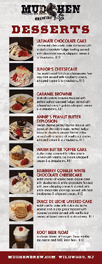 Mudhen Brewing Co. menu