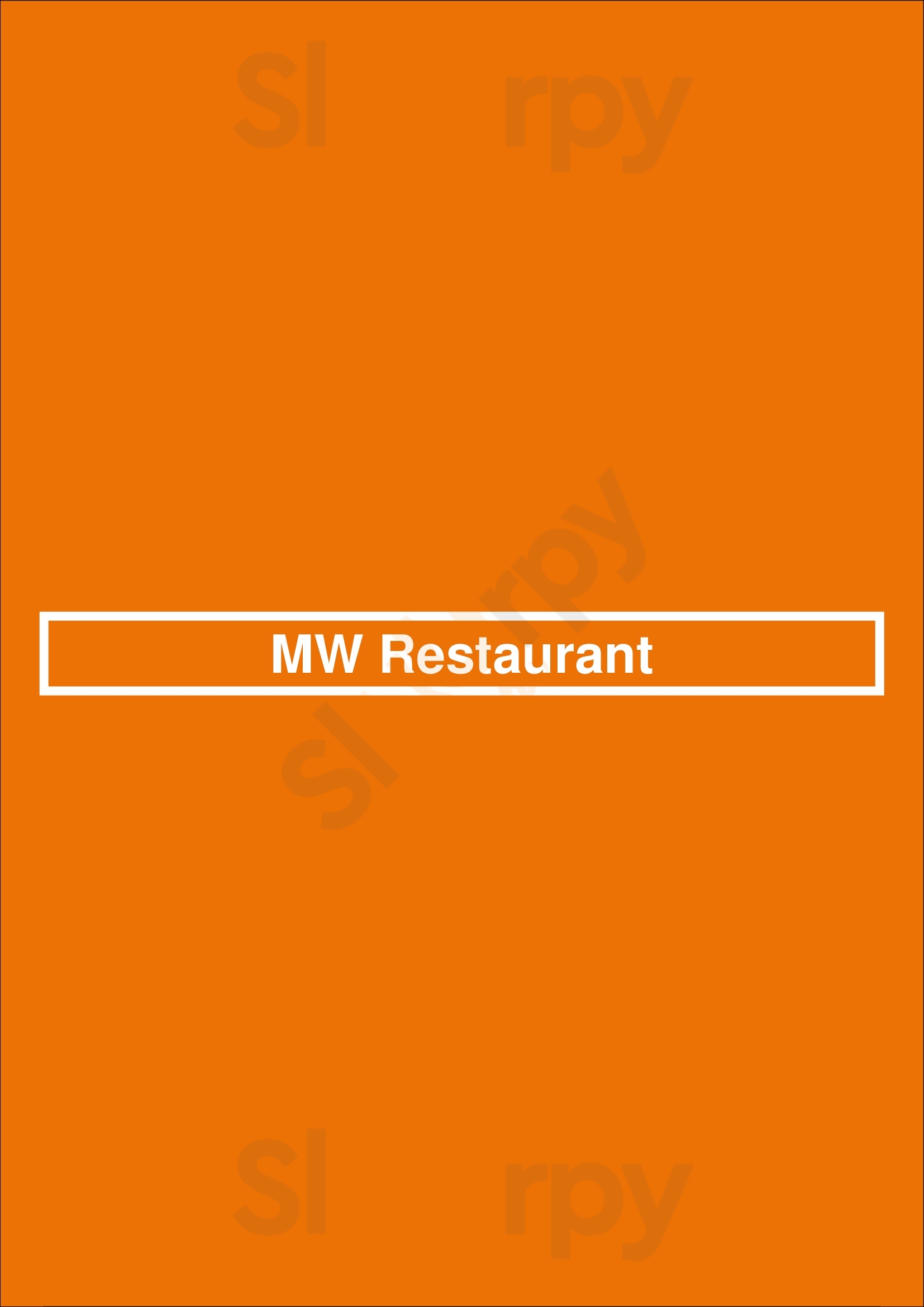 Mw Restaurant Honolulu Menu - 1