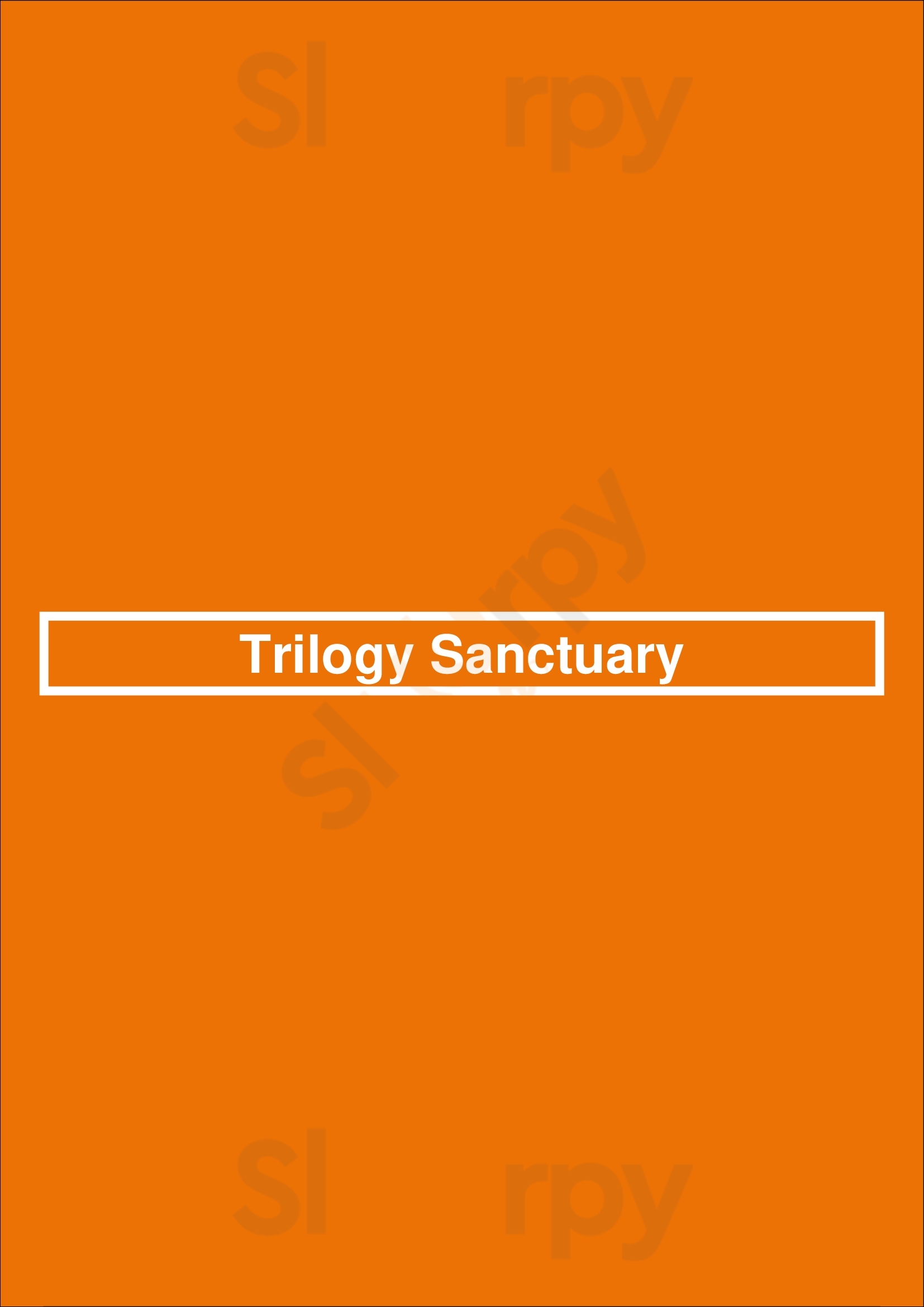 Trilogy Sanctuary La Jolla Menu - 1