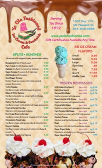 Ye Ole Fashioned Ice Cream & Sandwich Cafe