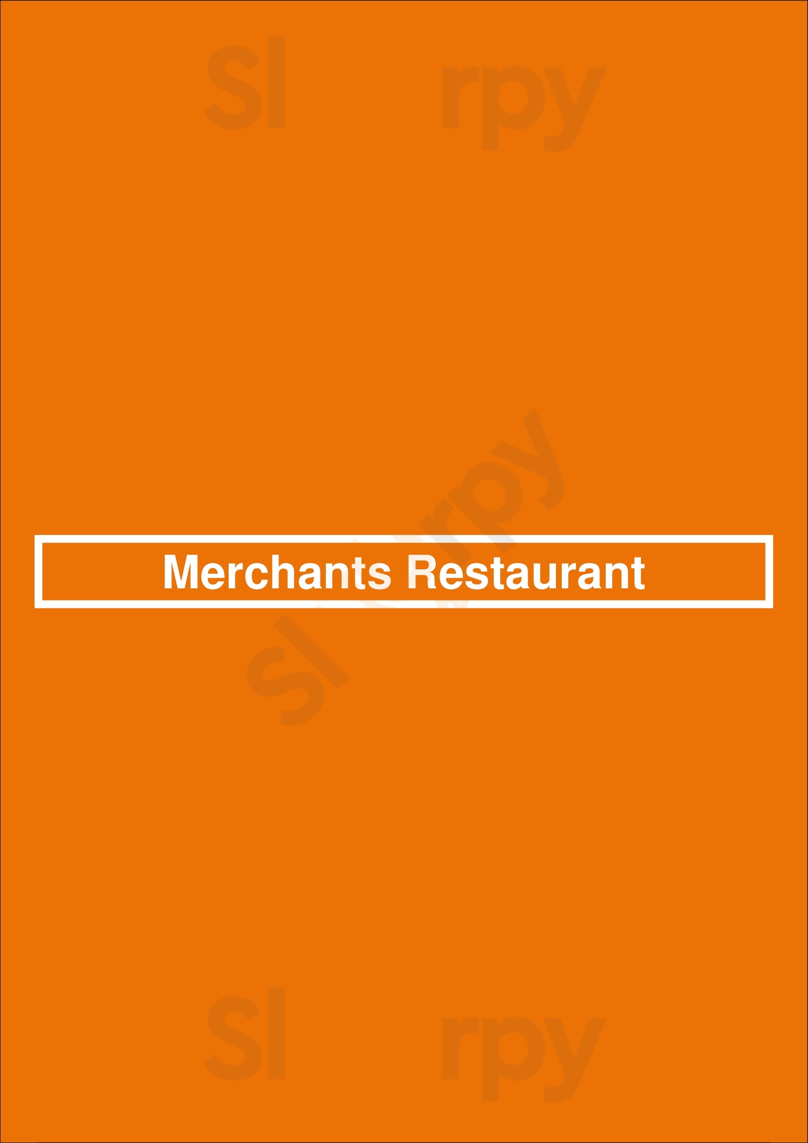 Merchants Restaurant Nashville Menu - 1