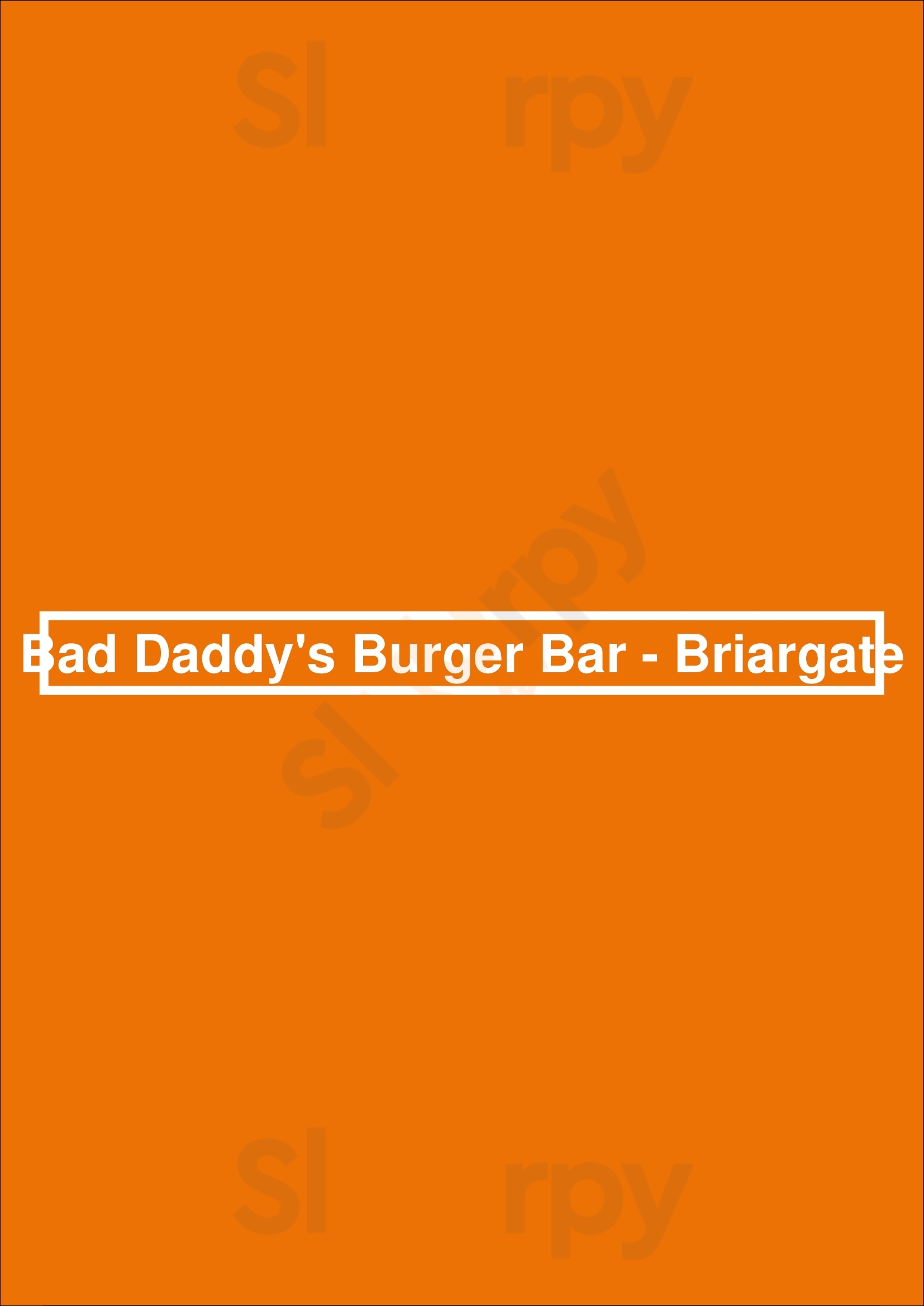 Bad Daddy's Burger Bar Colorado Springs Menu - 1