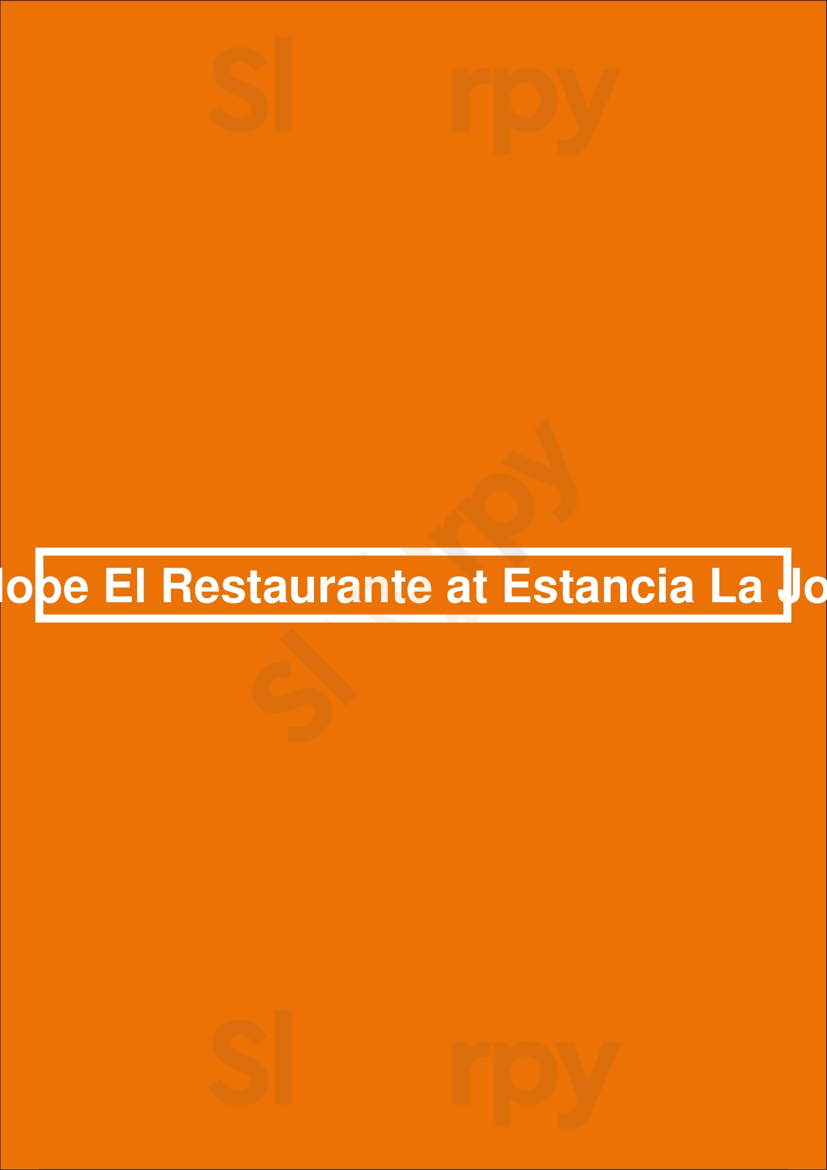Greenfinch Restaurant & Bar La Jolla Menu - 1