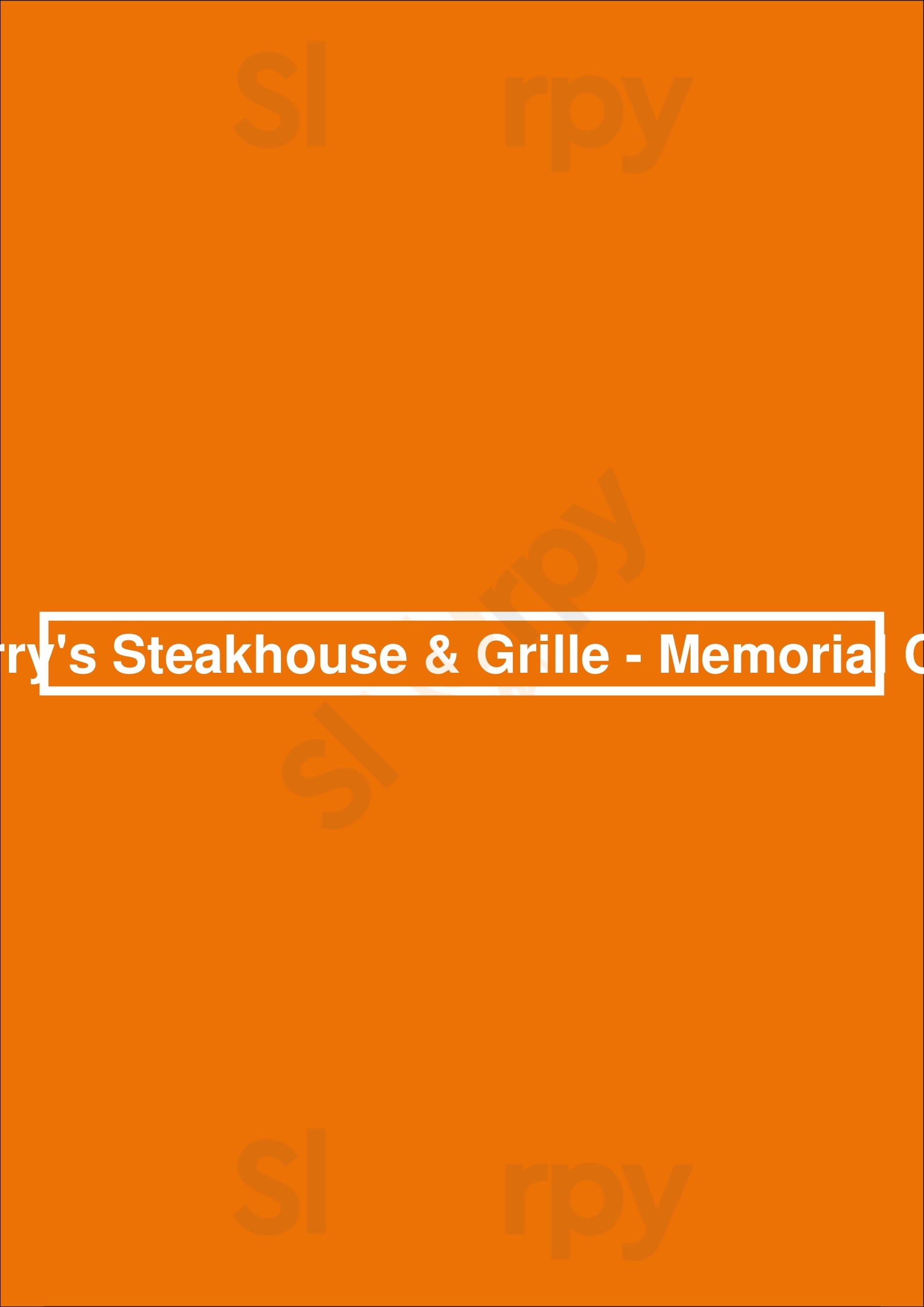 Perry's Steakhouse & Grille - Memorial City Houston Menu - 1