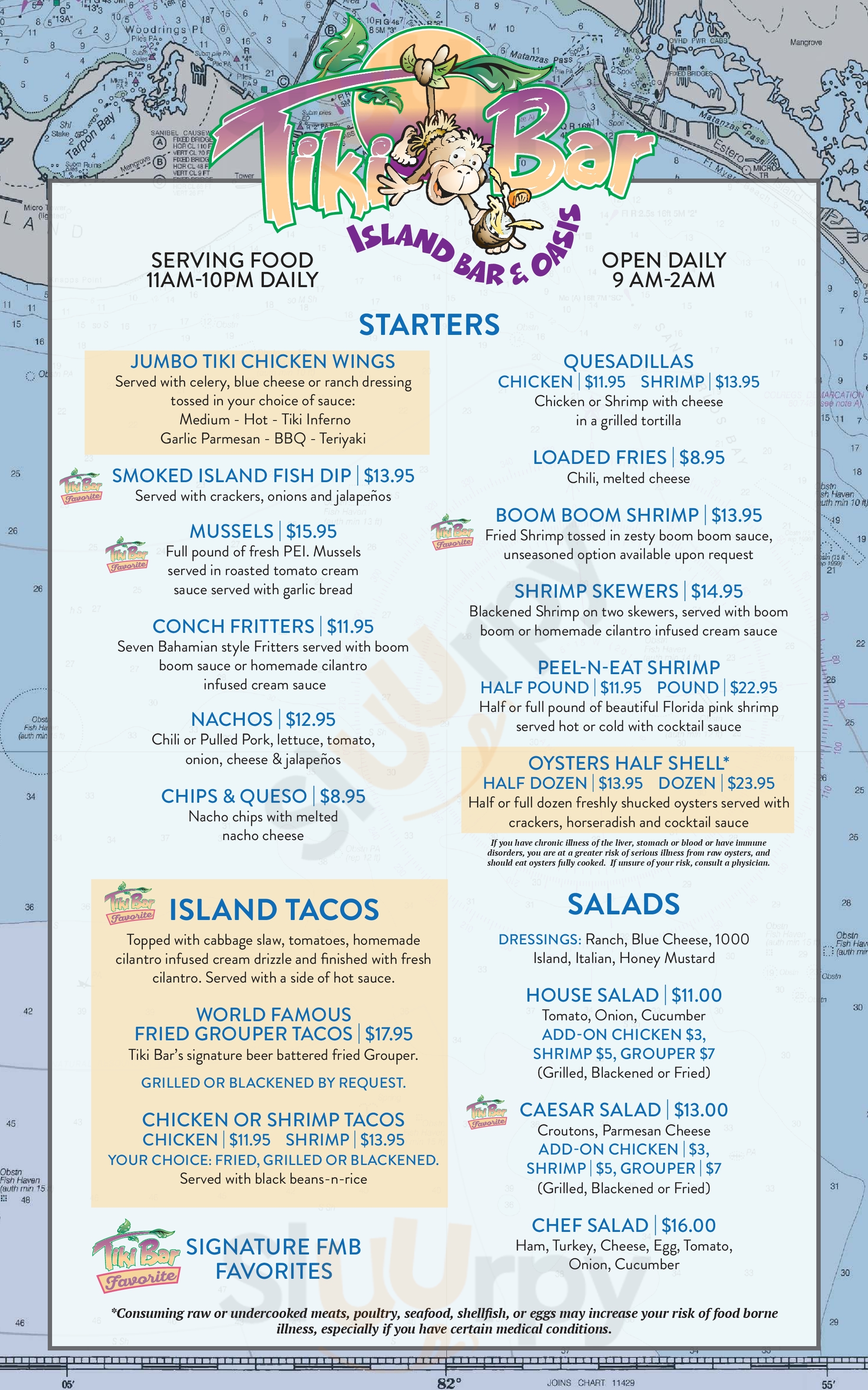 Main Menu - World Famous Lighthouse Tiki Bar