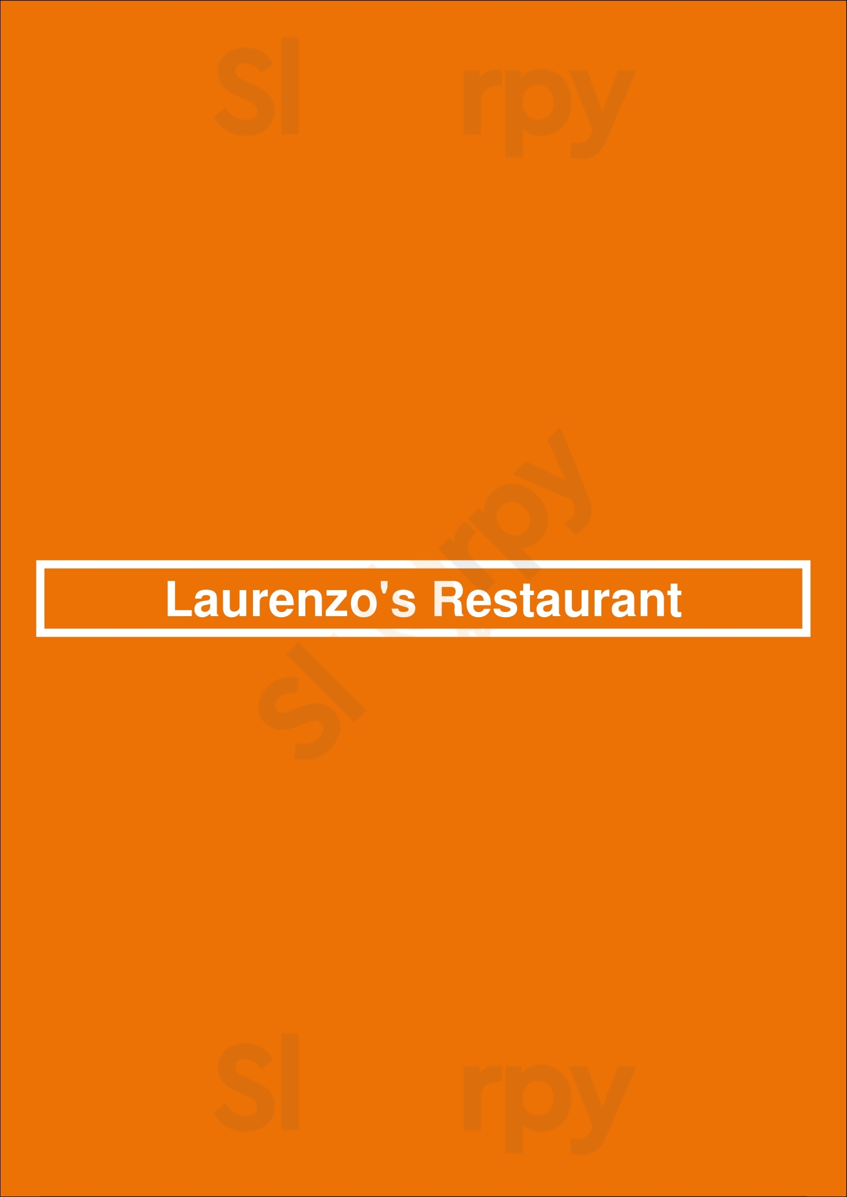 Laurenzo's Restaurant Houston Menu - 1