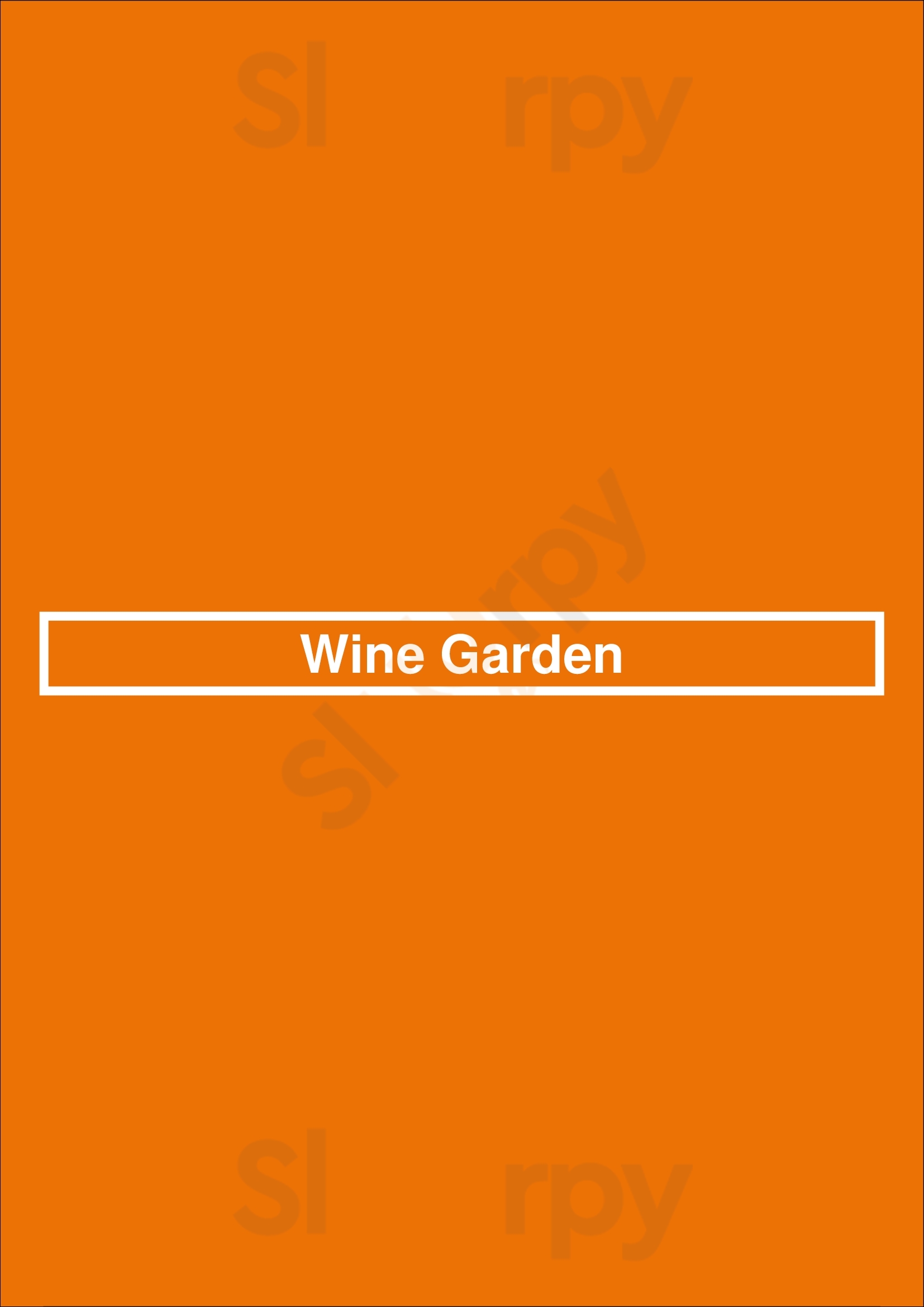 Wine + Garden Fort Lauderdale Menu - 1