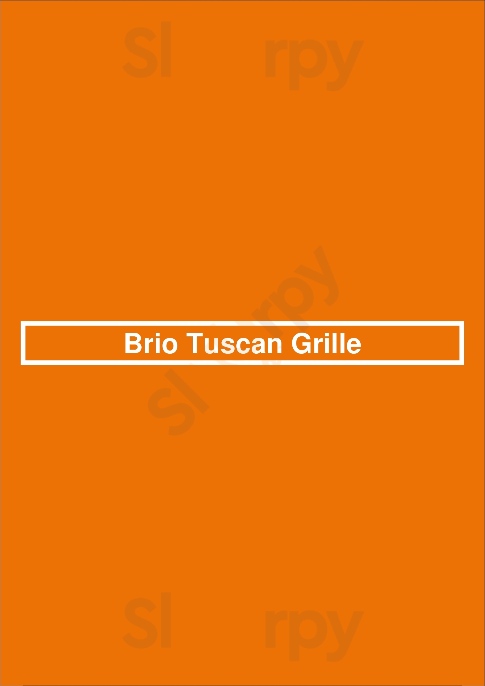 Brio Italian Grille Naples Menu - 1