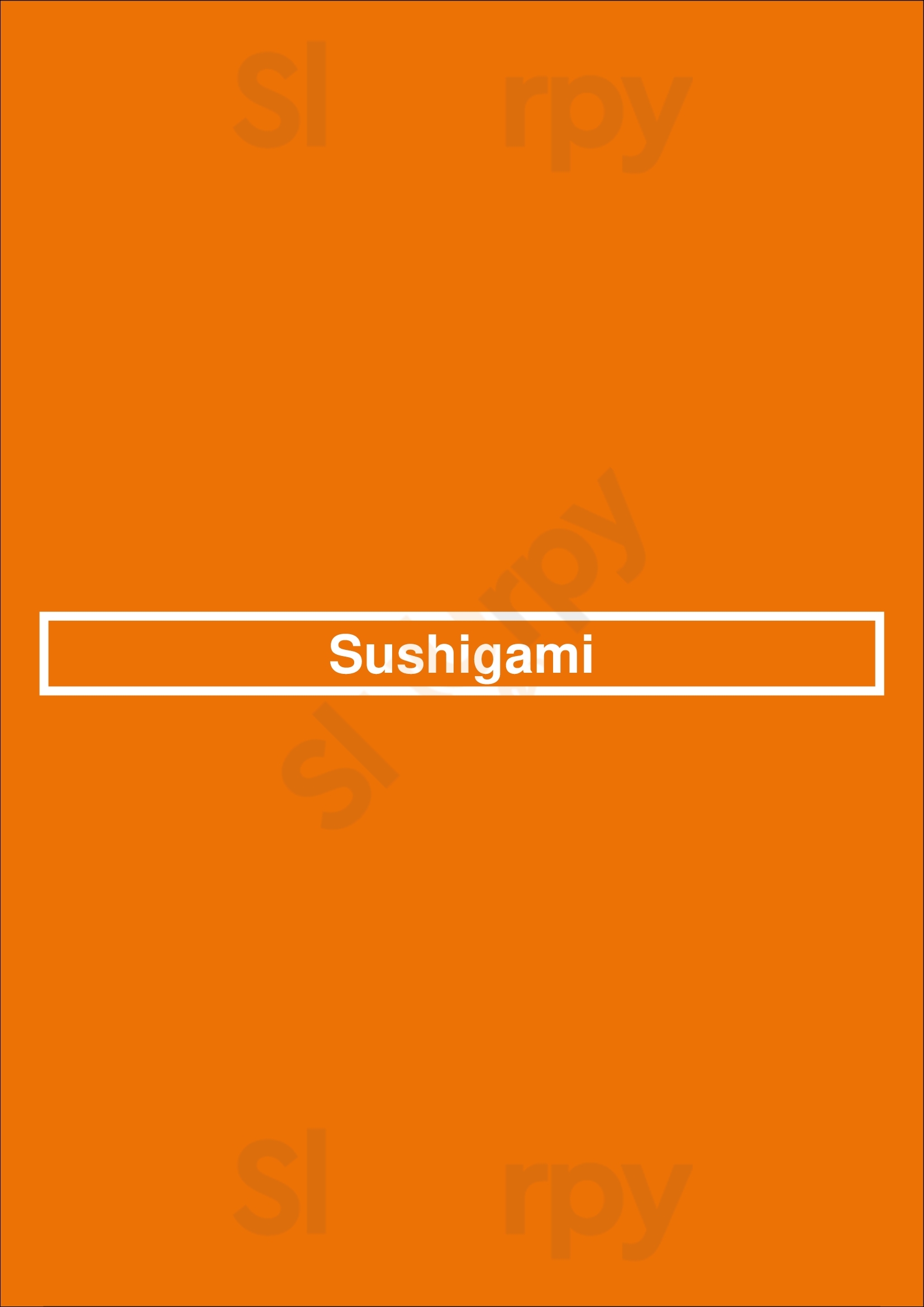 Sushigami Fort Lauderdale Menu - 1