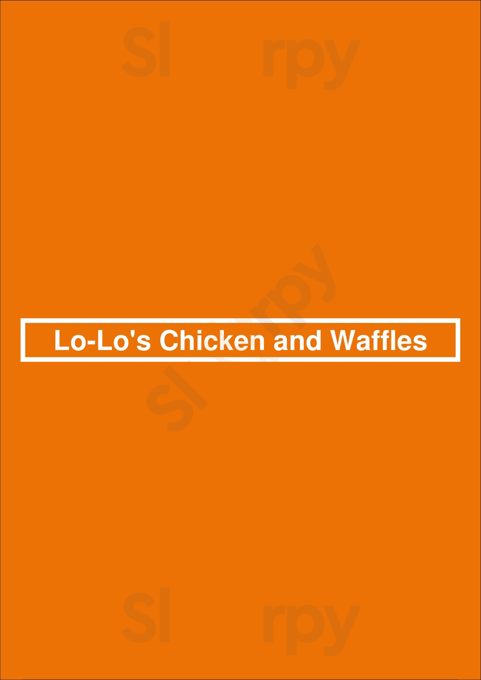 Lo-lo's Chicken And Waffles Scottsdale Menu - 1