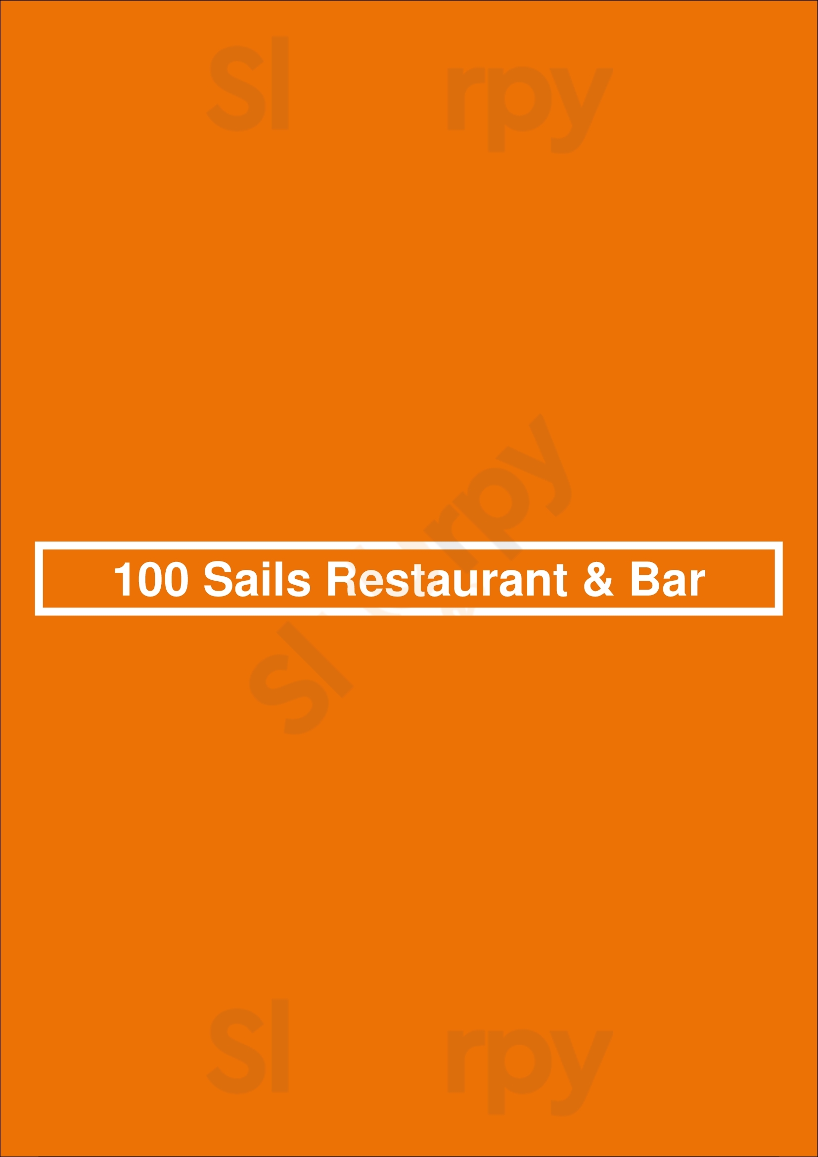 100 Sails Restaurant & Bar Honolulu Menu - 1
