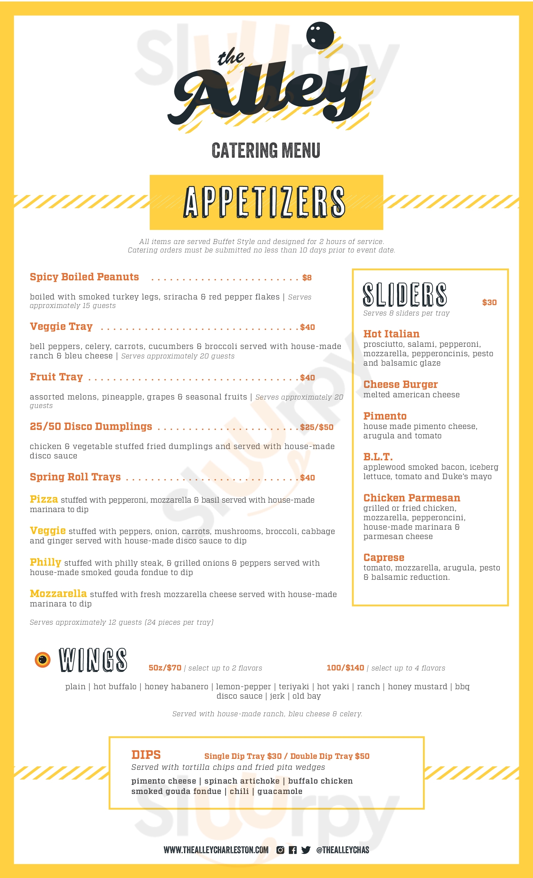 Main Menu - The Alley