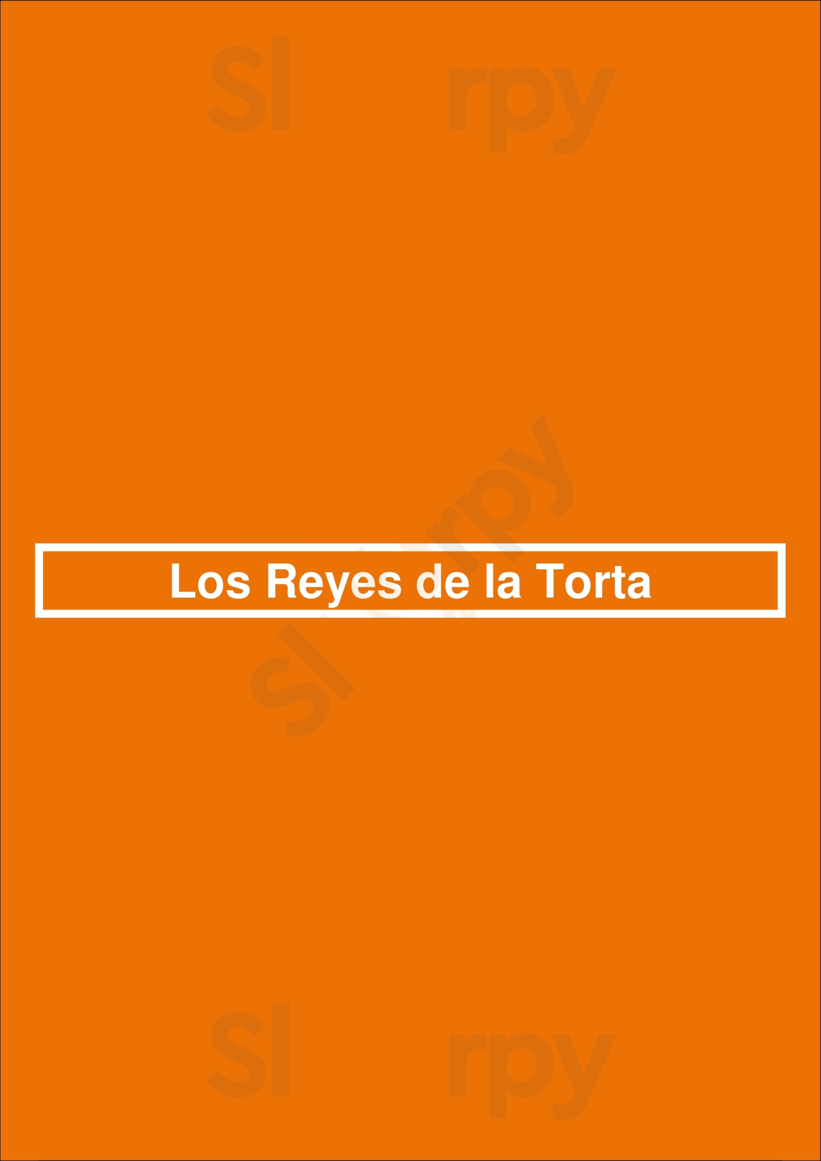 Los Reyes De La Torta Phoenix Menu - 1