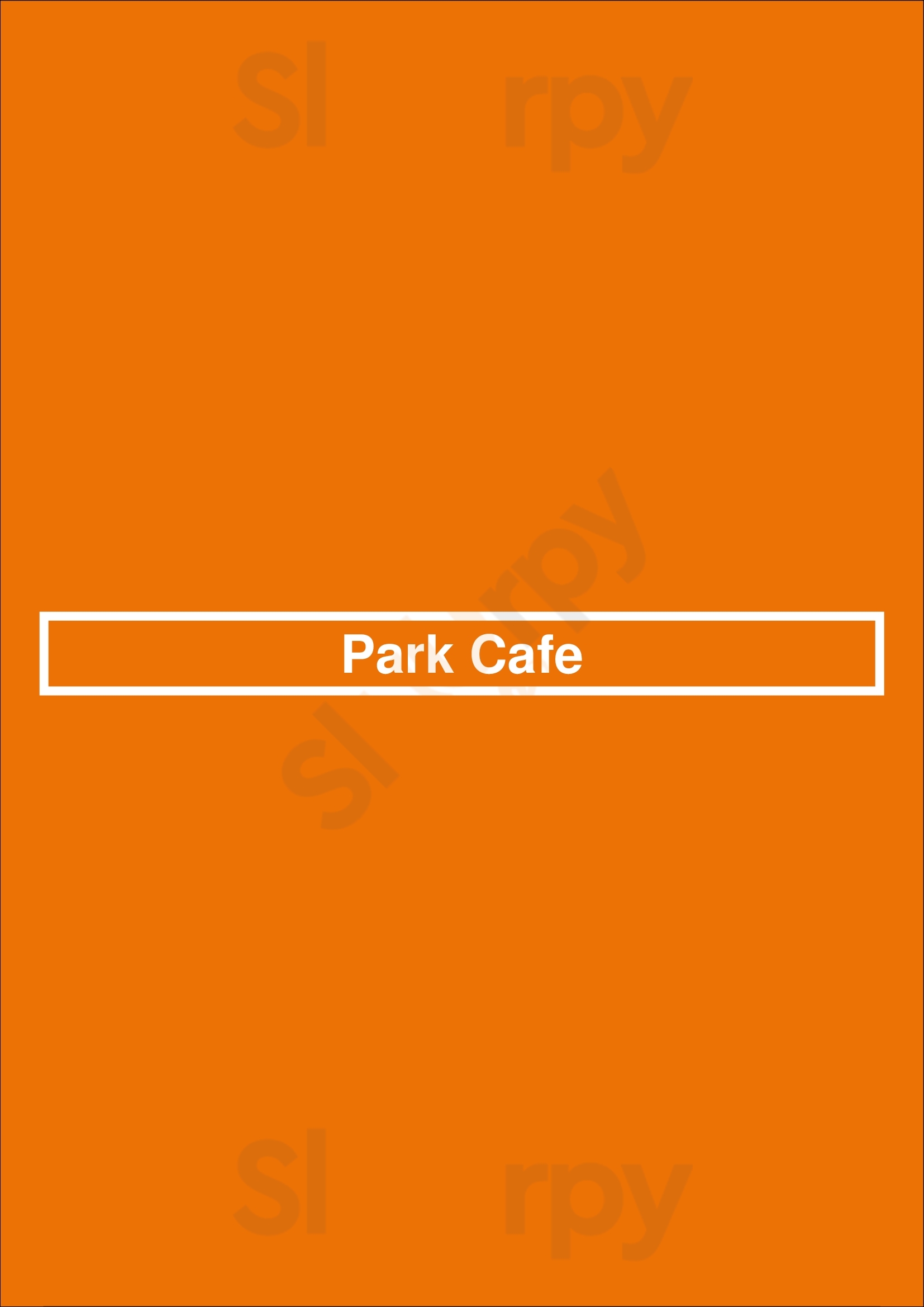 Park Cafe Nashville Menu - 1