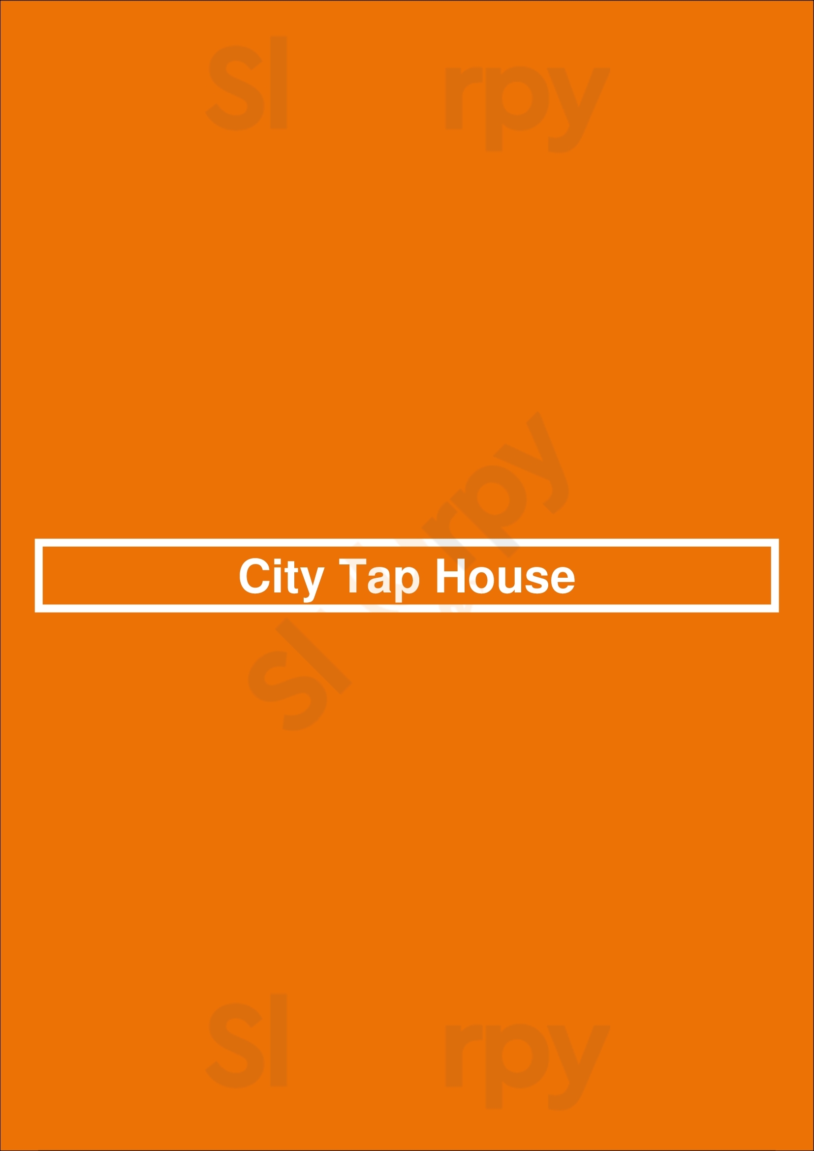 City Tap House Nashville Menu - 1