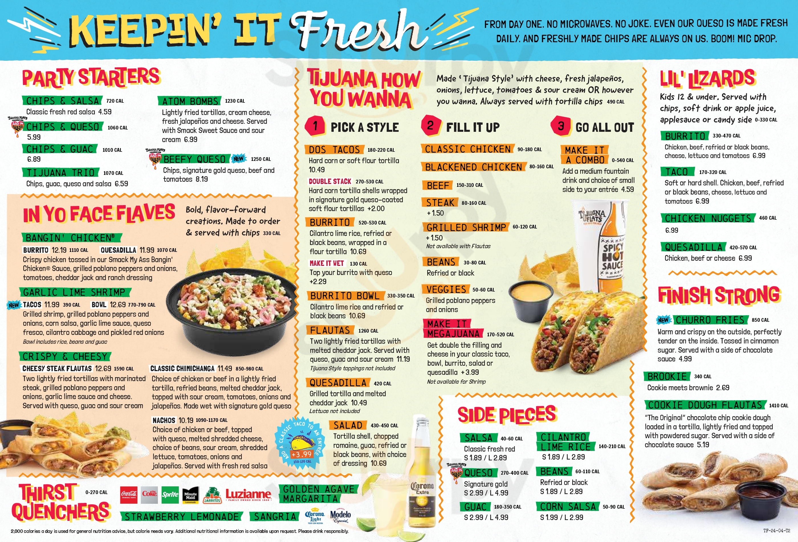 Tijuana Flats Sarasota Upc Sarasota Menu - 1