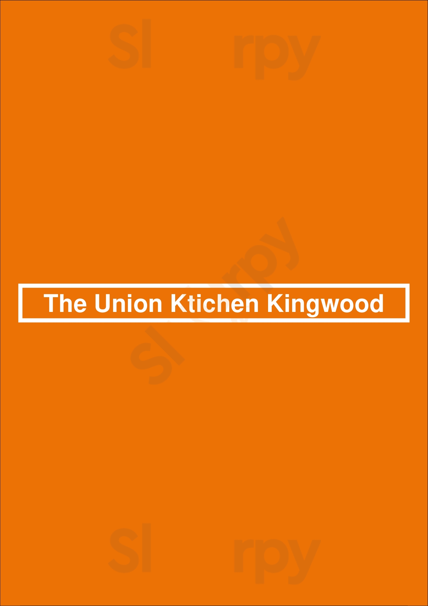 The Union Ktichen Kingwood Houston Menu - 1