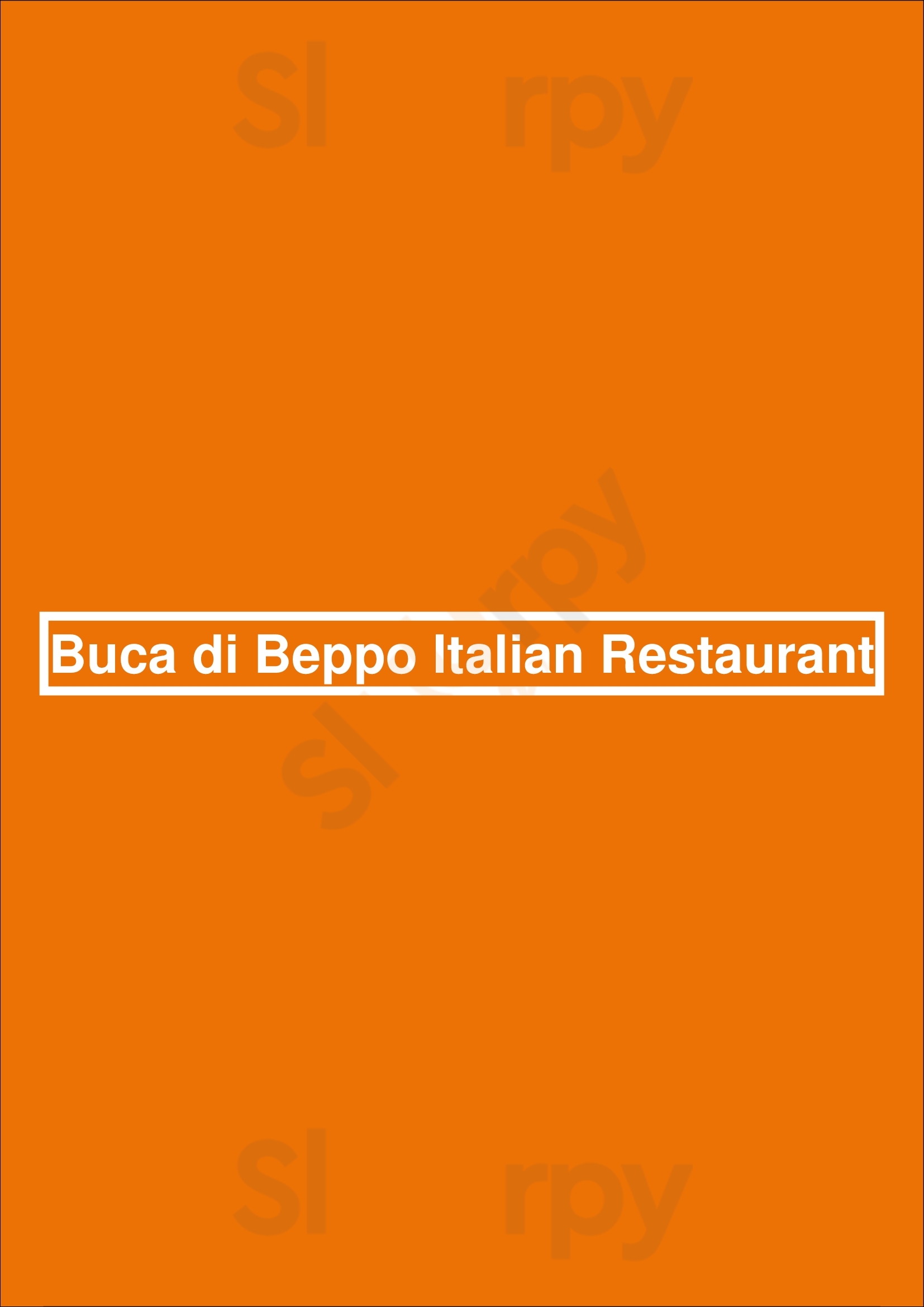 Buca Di Beppo Italian Restaurant Scottsdale Menu - 1