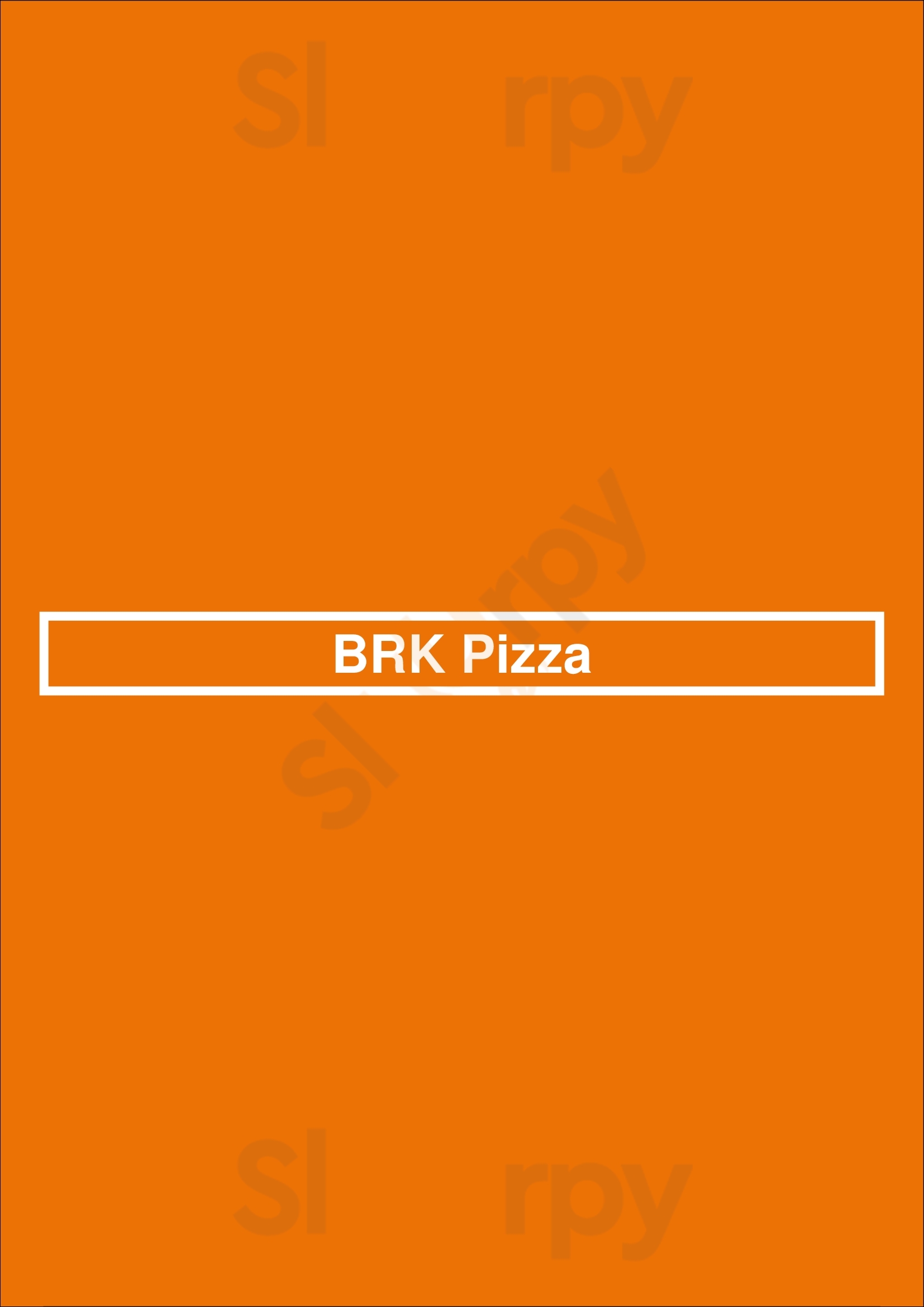 Brk Pizza Naples Menu - 1