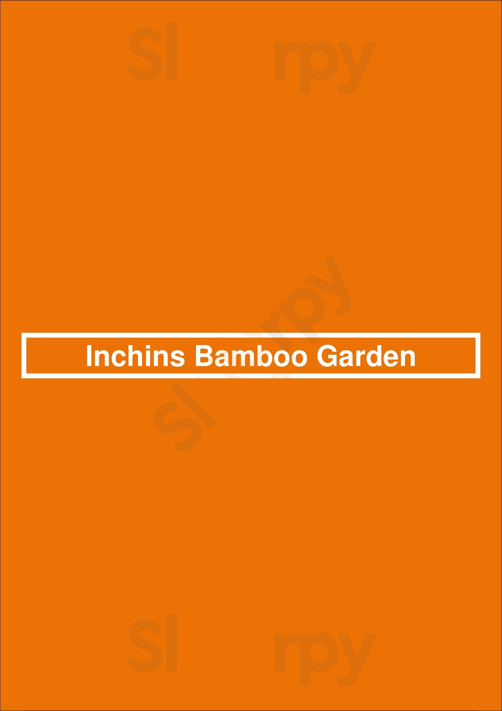 Inchins Bamboo Garden Nashville Menu - 1