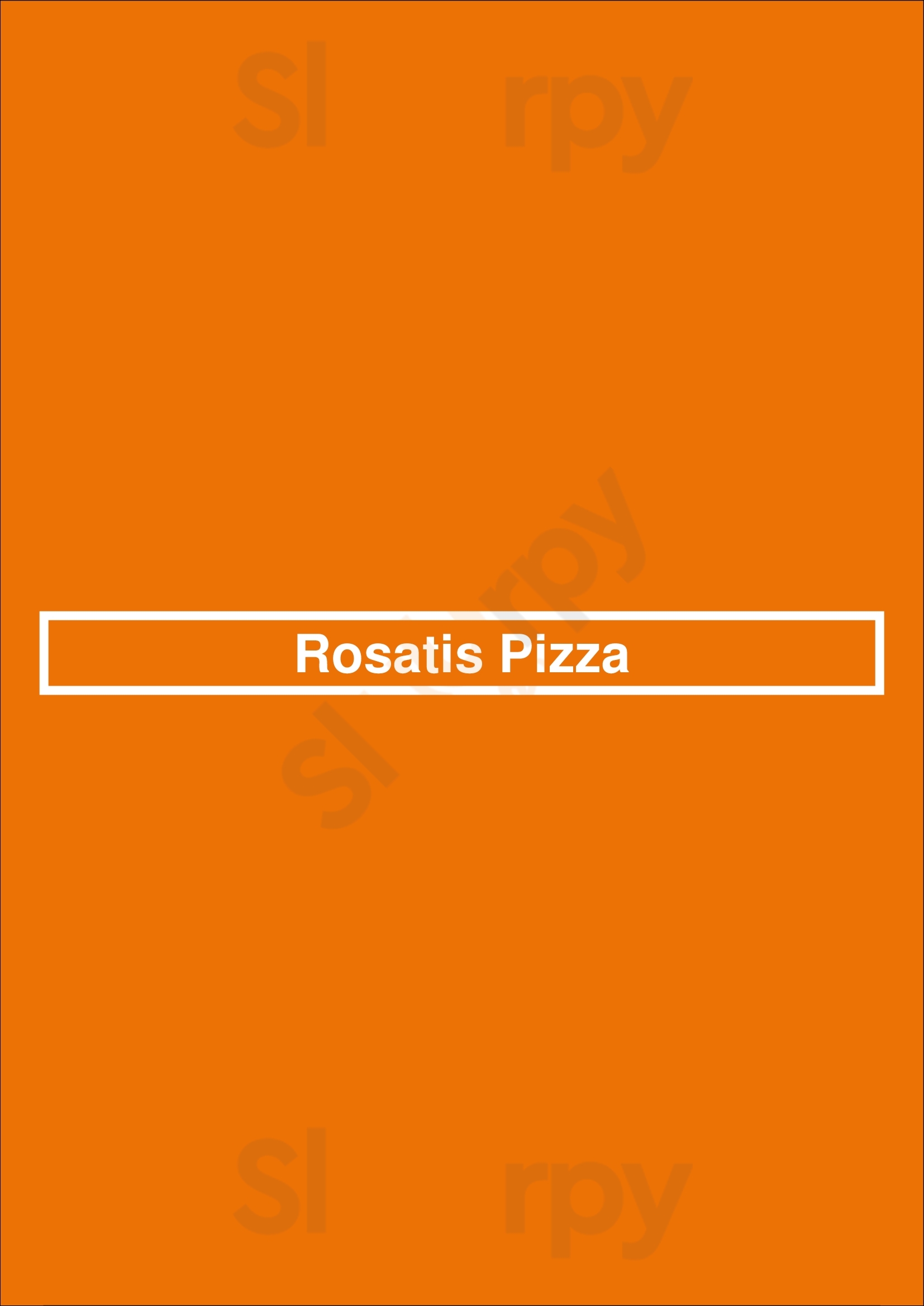 Rosati's Pizza Mesa Menu - 1
