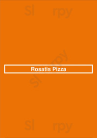 Rosati's Pizza menu