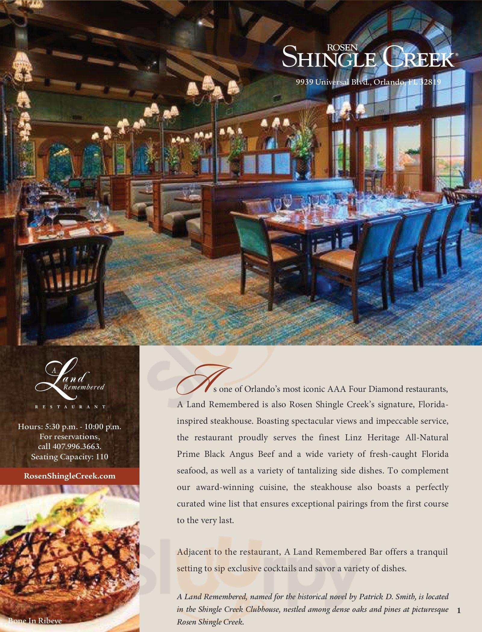 Main Menu - Tobias Burgers & Brews