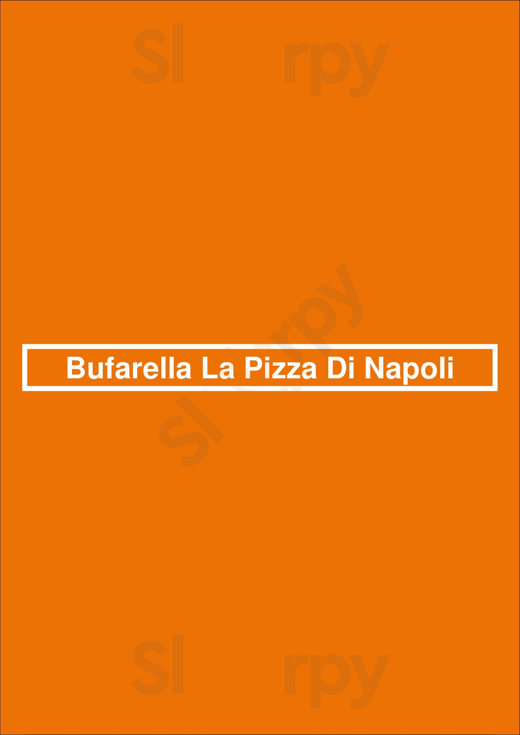 Bufarella La Pizza Di Napoli Fort Lauderdale Menu - 1