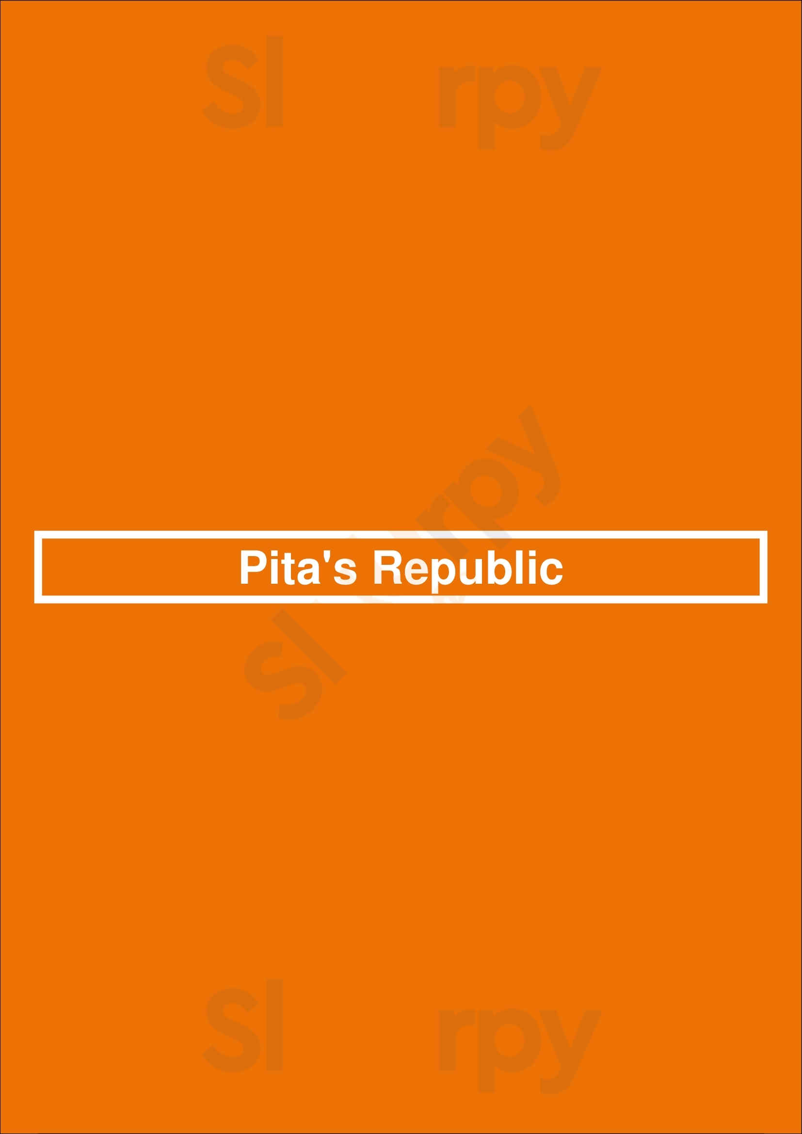 Main Menu - Pita's Republic