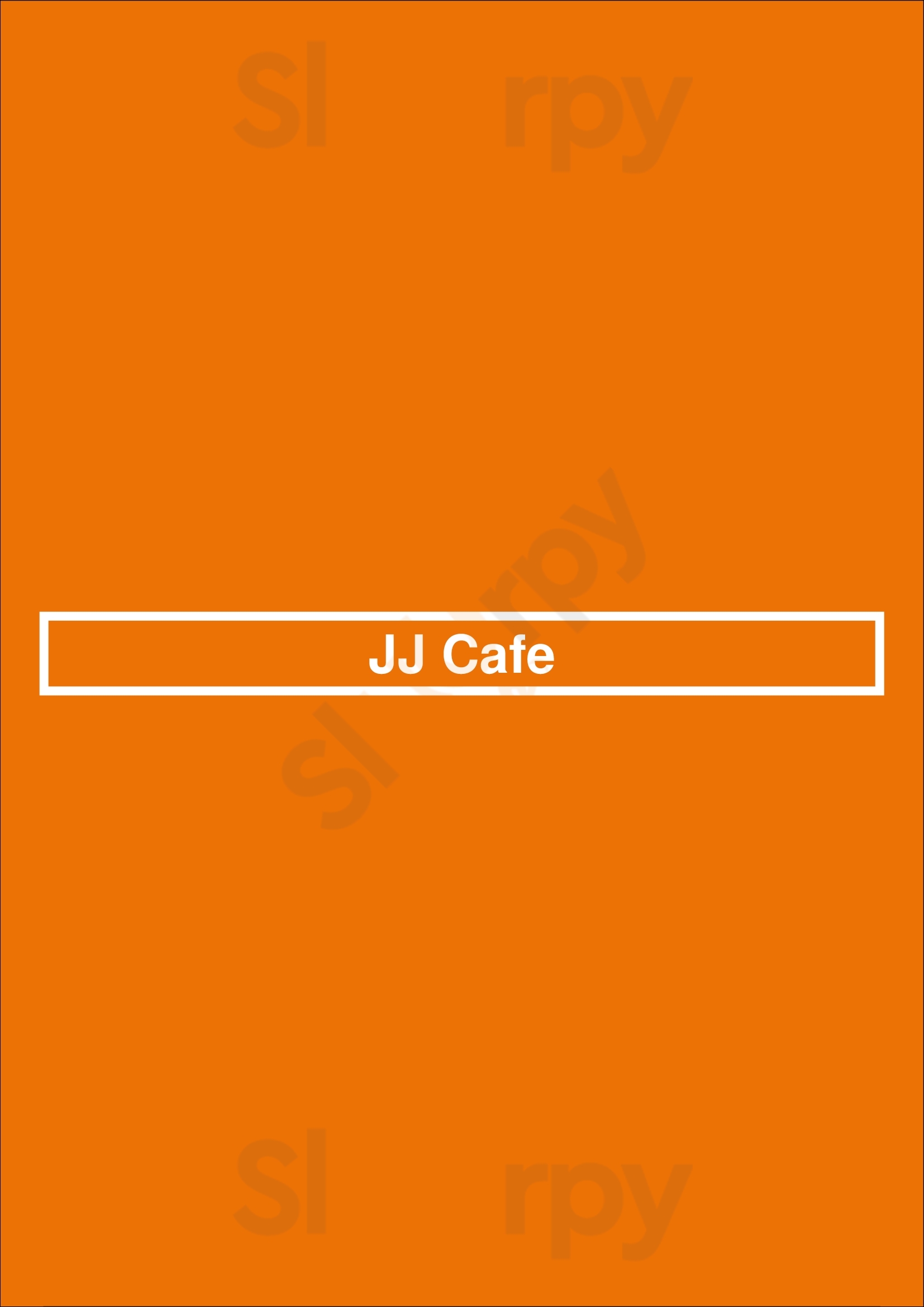 Jj Cafe Fort Lauderdale Menu - 1