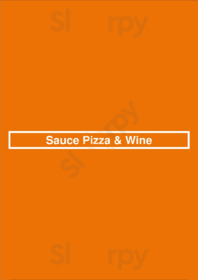 Sauce Pizza & Wine menu