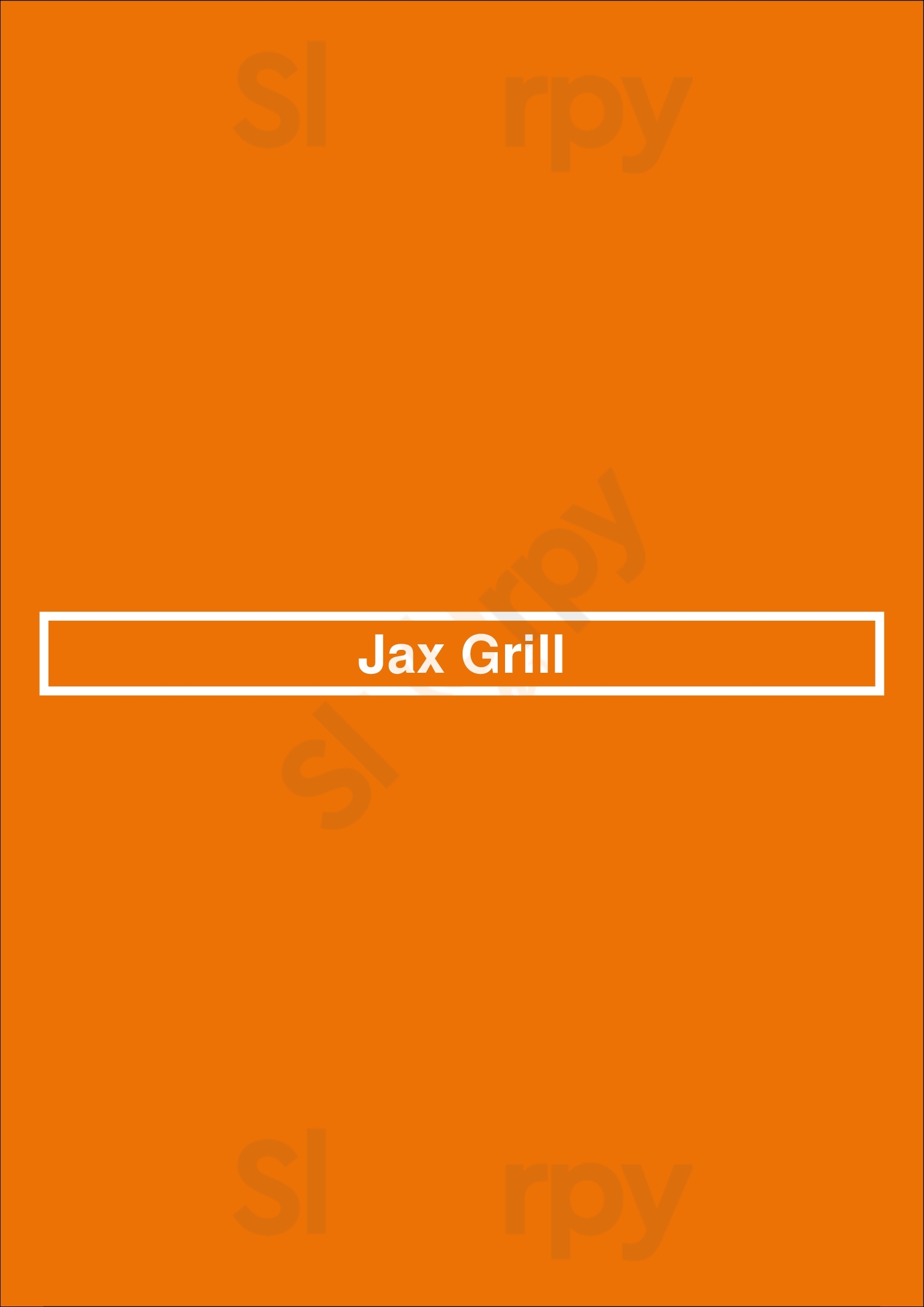 Jax Grill Houston Menu - 1