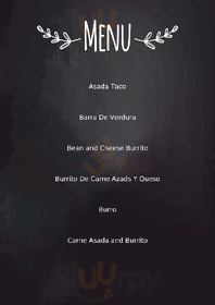 Ta Carbon Mexican Grill #2 menu