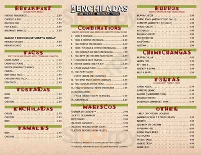 Enchilada's Authentic Mexican Food, Mesa