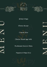 Joe's Pizzeria menu