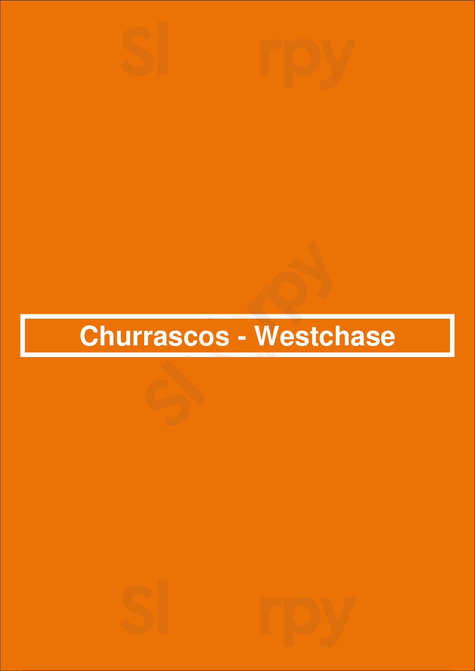 Churrascos - Westchase Houston Menu - 1