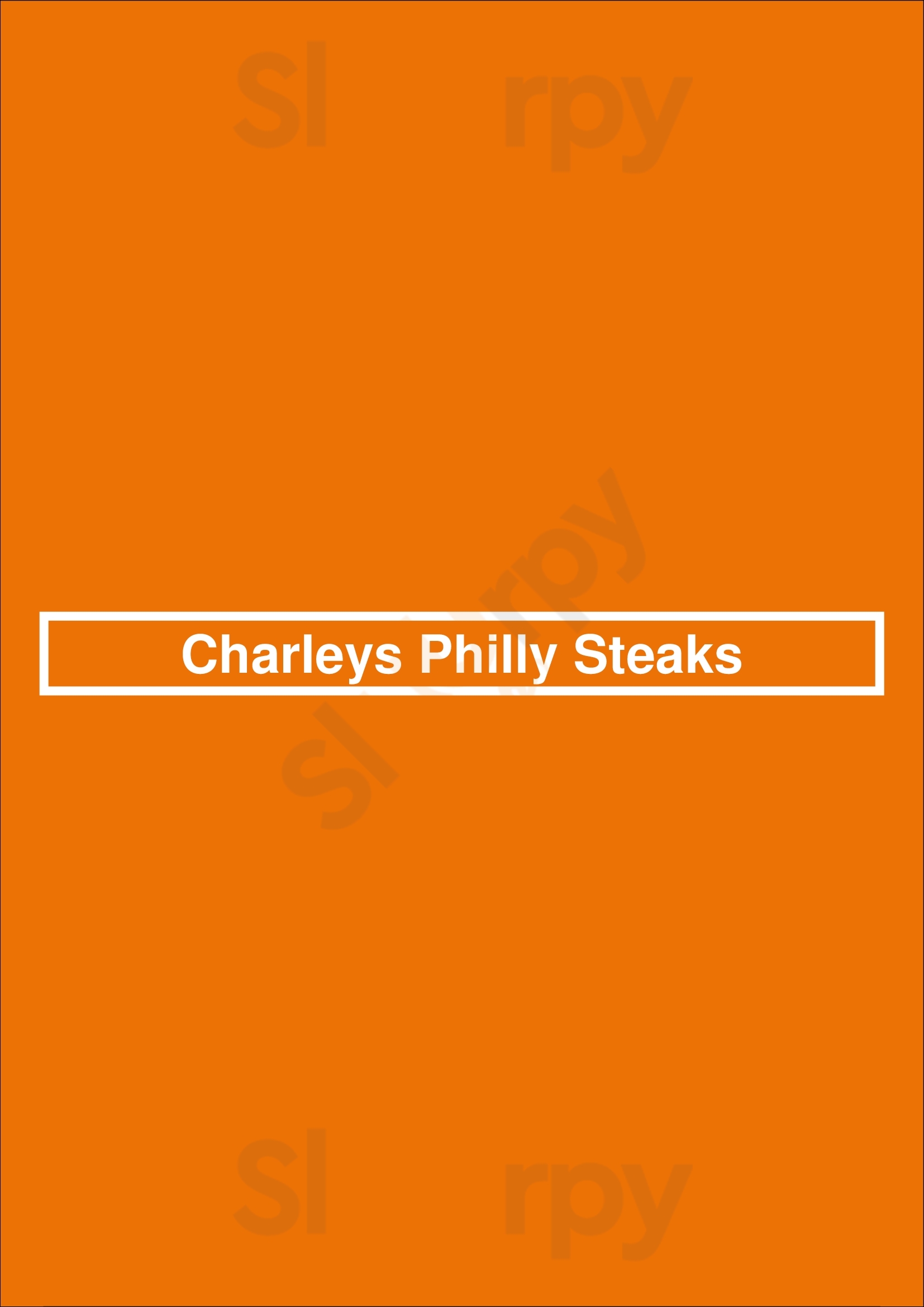 Charleys Philly Steaks Mesa Menu - 1