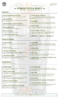 O’brion’s Pub And Grille