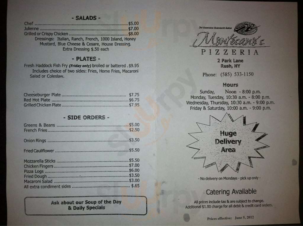 All - Montesano's Pizza