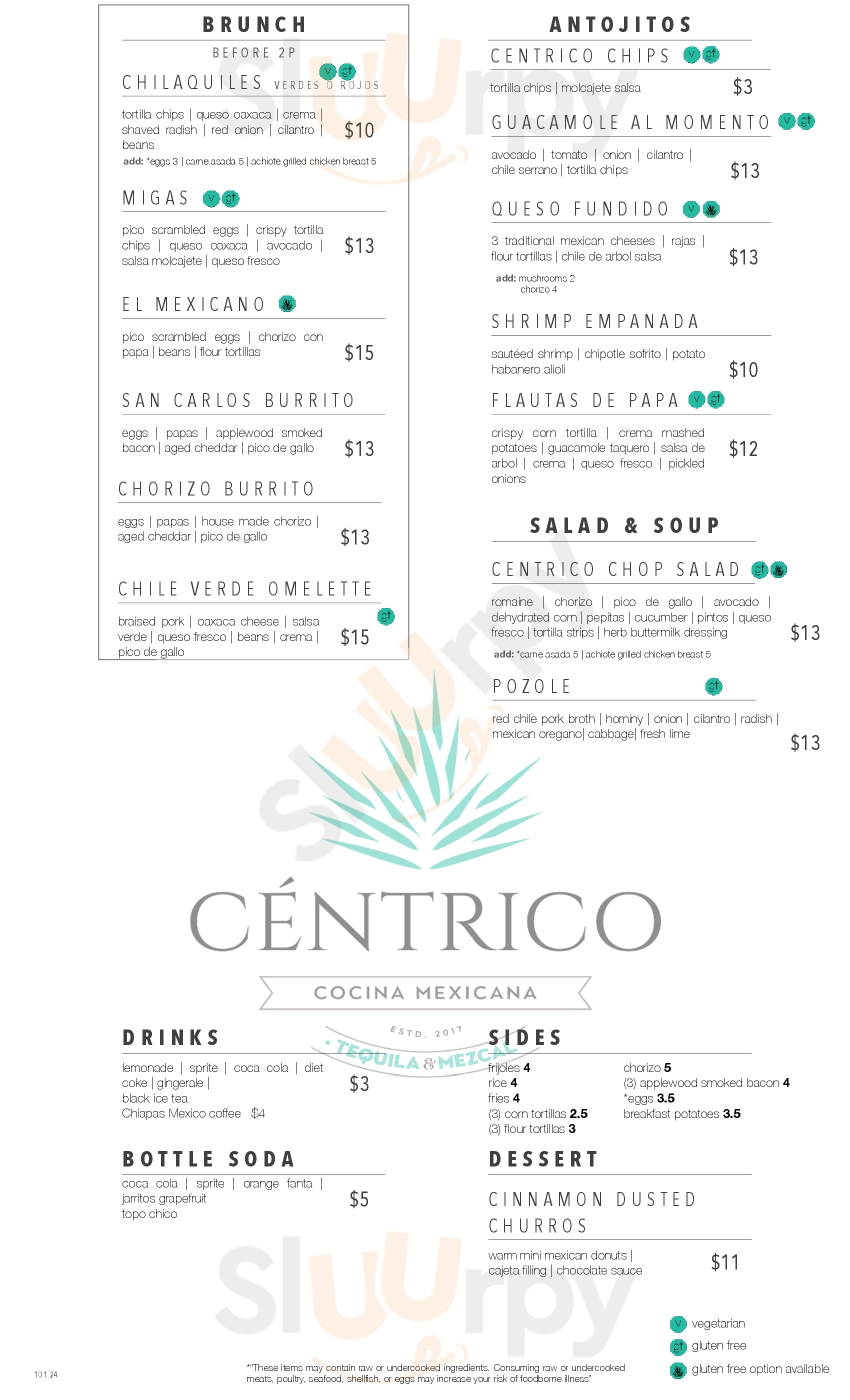 Main Menu - Centrico