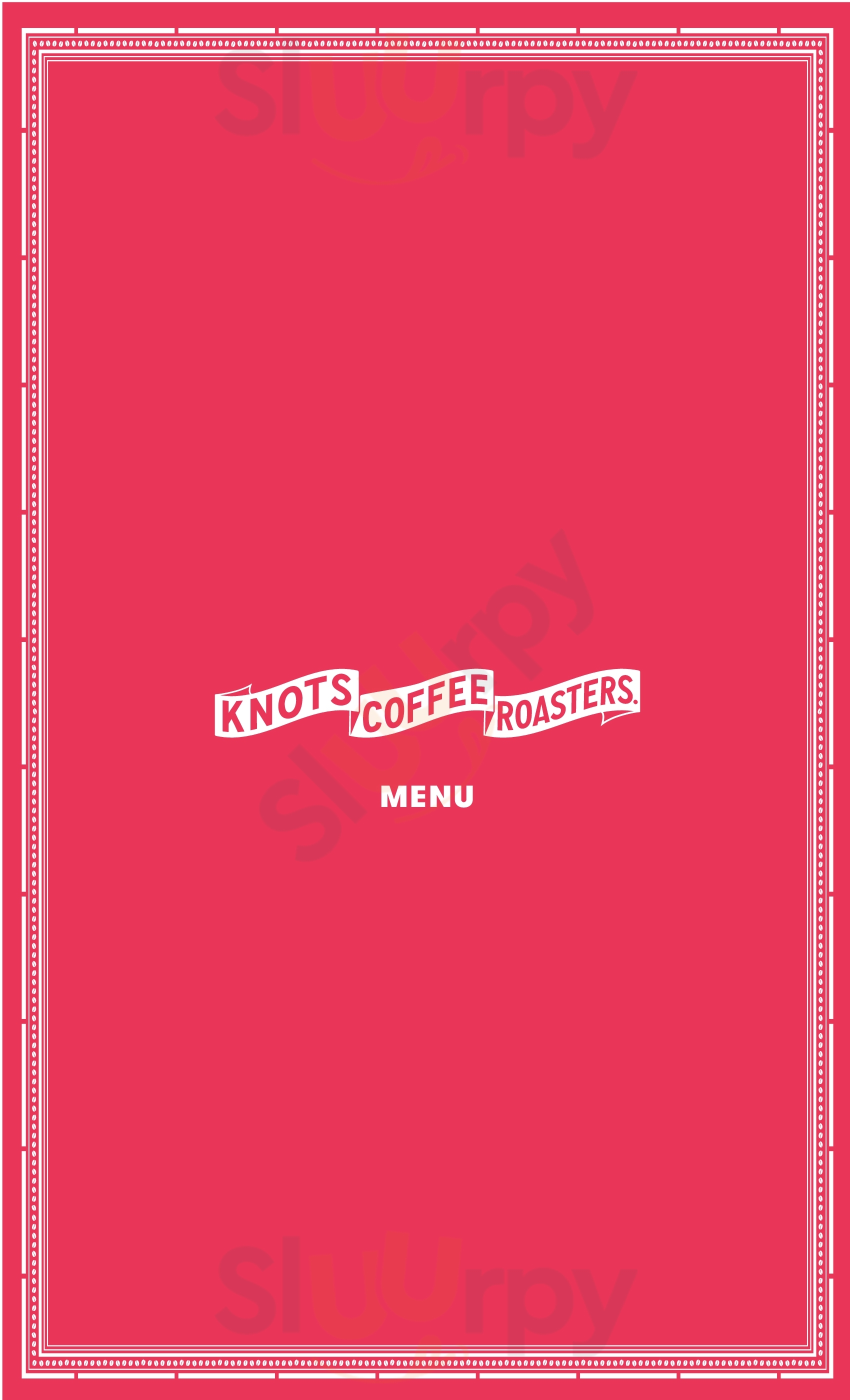 Main Menu - Knots Coffee Roasters