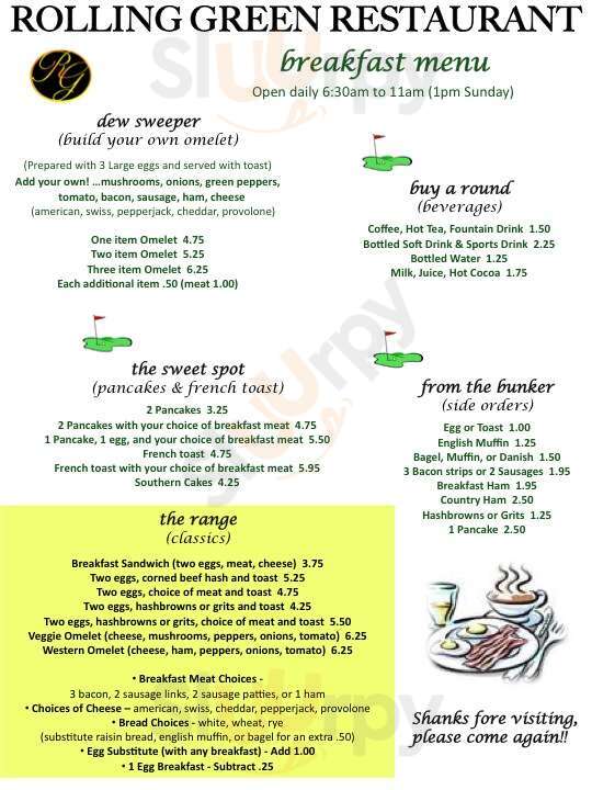 All - Rolling Green Restaurant
