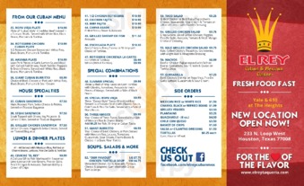 El Rey Taqueria menu